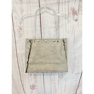 Hardwear by Renee -  Animal Print Industrial Tote Bag Cable Handle Studded